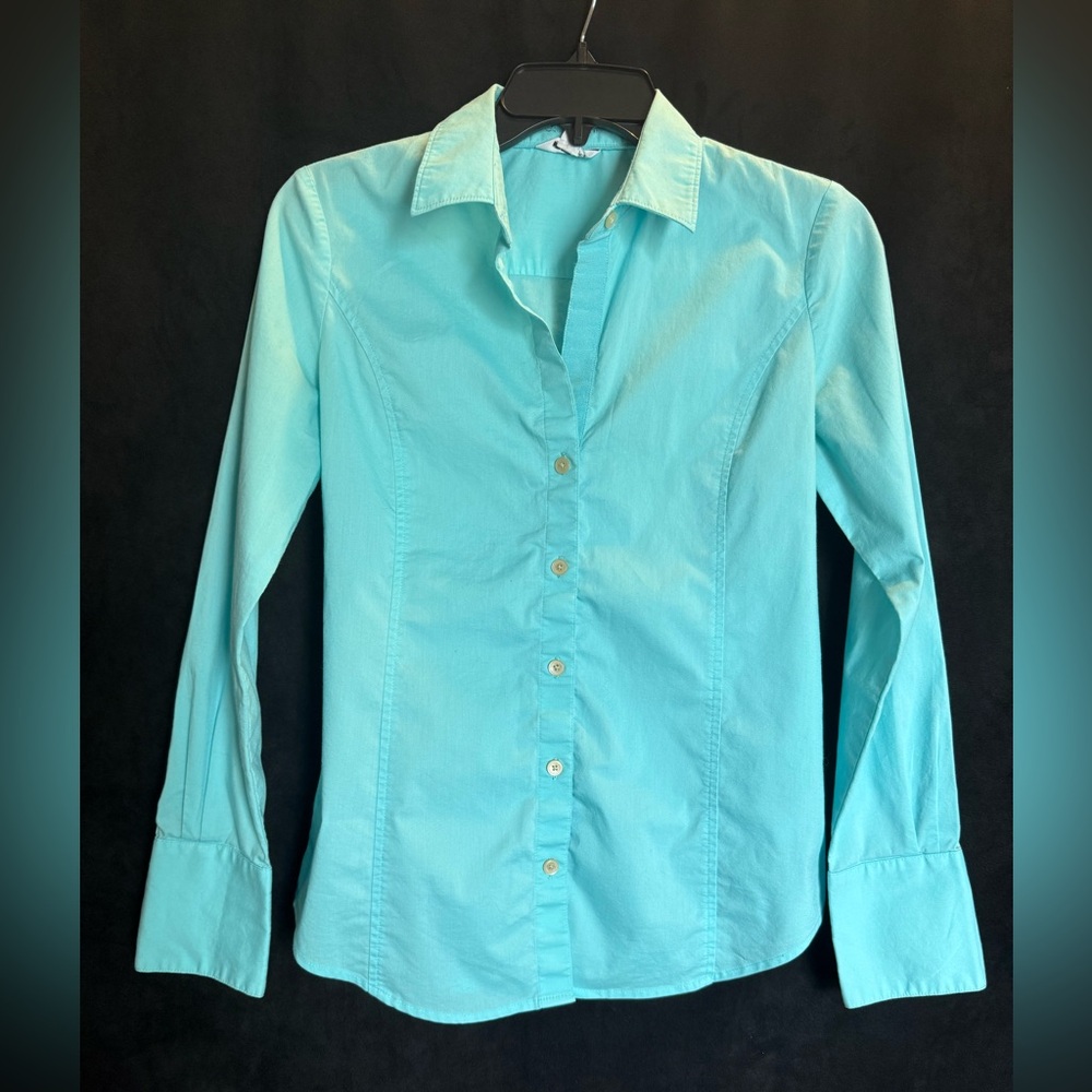 Calvin Klein Turquoise Button-Down Shirt